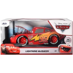 Auta: Blesk McQueen kovový vůz s otevírací kapotou v měřítku 1/24 - Simba Toys