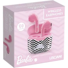 Barbie Bezdrátová Bluetooth růžová sluchátka - Lisciani