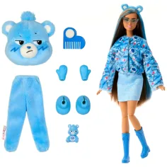Barbie: Cutie Reveal překvapení panenka Roztomilí Medvídci - Morcika Medvěd - Mattel obrázek 2