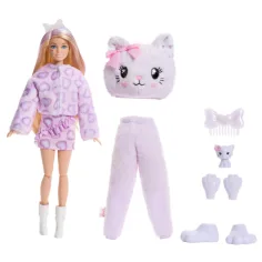 Barbie: Cutie Reveal překvapení panenka - Kočka - Mattel obrázek 2