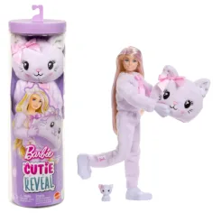 Barbie: Cutie Reveal překvapení panenka - Kočka - Mattel