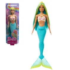 Barbie Dreamtopia: Mořská víla s modrými vlasy a ocasem - Mattel