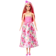 Barbie Dreamtopia: Princezna panenka v růžových motýlích šatech - Mattel obrázek 2