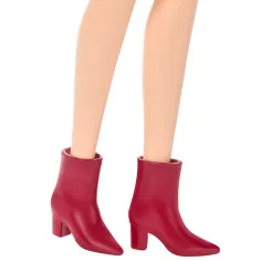 Barbie: Fashionista Přítelkyně módní panenka s hnědými vlasy v leopardím vzoru – Mattel obrázek 4