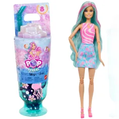 Barbie Reveal voňavý Shaker série panenka s tyrkysovými vlasy a figurkou medúzy - Mattel