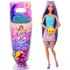 Barbie Reveal vonný Shaker série s fialovými vlasy a mořským koníkem - Mattel