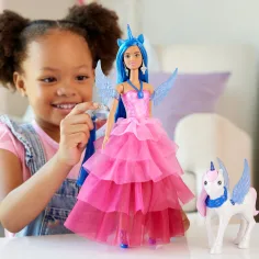 Barbie: Safírový pegazí princezna s doplňky - Mattel obrázek 6