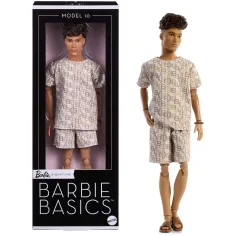 Barbie: Signature Basics Neutral Collection 10 Ken sběratelská panenka - Mattel