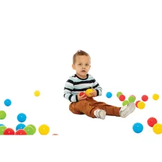 Barevný míč v síti 60ks - D-Toys obrázek 2