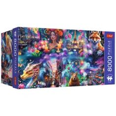 Barevný svět prémiové puzzle 8000 ks – Trefl