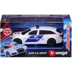 Bburago: Audi A6 sirénující maďarské policejní auto 1/43 obrázek 1