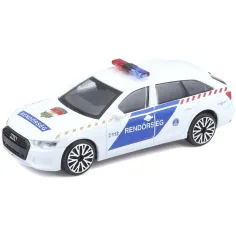 Bburago: Maďarské policejní auto Audi A6 Avant 1:43