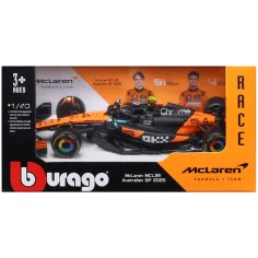 Bburago: McLaren MCL39 F1 (2025) závodní auto kovový model auta 1/43 (Lando Norris #4)