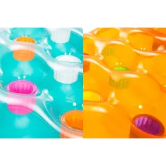 Bestway: Barevný nafukovací matrace s poháry v několika barvách 1ks 173x64x16cm obrázek 2