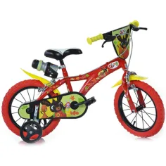 Bing červené dětské kolo velikost 14 - Dino Bikes kolo