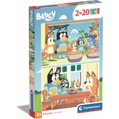 Bluey 2x20ks supercolor puzzle - Clementoni