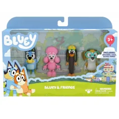 Bluey: Bluey a jeho přátelé 4 ks figurková sada
