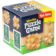 Brain Quest dřevěný hlavolam v několika variantách 1ks obrázek 2