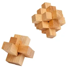 Brain Quest dřevěný hlavolam v několika variantách 1ks obrázek 4