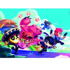 Brawl Stars Superhrdinové v akci 180 ks puzzle s nálepkou – Clementoni obrázek 2