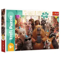 Capybara selfie 160dílná skládačka - Trefl obrázek 1