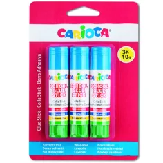 Carioca: Školní lepidlo tyčinka 10g 3ks