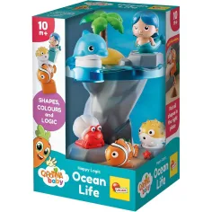 Carotina Baby: Happy Logic Podmořský život hra na rozpoznávání tvarů - Lisciani