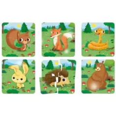 Carotina Baby: Puzzle lesních zvířat obrázek 2