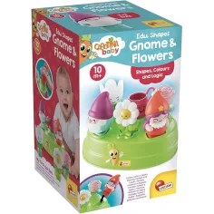 Carotina baby: Trpaslíci a květiny tvarová skládanka - Lisciani