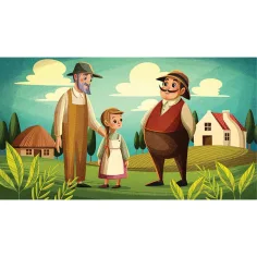 Malý chlapec a prázdný květináč diafilm (Pokladnice lidových pohádek dia série) obrázek 3