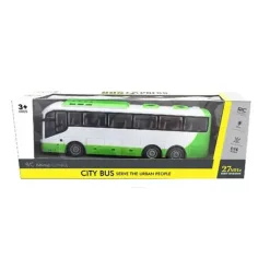 City Bus dálkově ovládaný zeleno-bílý autobus