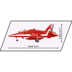COBI: BAe Hawk T1 „Red Arrows” stavebnice letadla (5844) obrázek 8