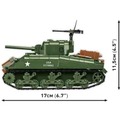 COBI: Stavebnice tanku M4A1 Sherman (3126) obrázek 5