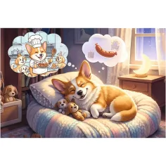 Corgi svět snů 60dílná skládačka - Trefl obrázek 2