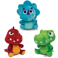 Crackin Eggs Jurassic Friends plyšový dinosaurus ve třech různých variantách obrázek 3