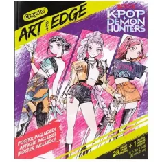 Crayola: Art With Edge - K-Pop Demon Hunters omalovánka a plakát