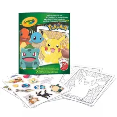 Crayola: Barvy a samolepky - Pokémon pracovní sešit