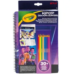 Crayola: Barvy a skici - K-Pop Démonské lovce kreativní kreslící a malovací sada
