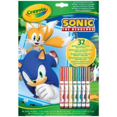 Crayola: Sonic, omalovánka a pracovní sešit s ježkem
