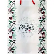 Dárková taška s motivem Merry Christmas 17,5x22,5x9,5cm