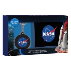 NASA peněženka s klíčenkou dárkový balíček