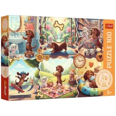 Deník jednoho malého jezevčíka 100ks puzzle - Trefl