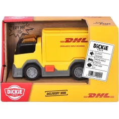 DHL dodávkový automobil s světelnými a zvukovými efekty 15 cm - Dickie Toys