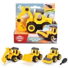Dickie Toys: Sestavitelné pracovní stroje v několika variantách - Simba Toys