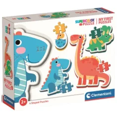 Dinosaury 4 v 1 baby puzzle 2-3-4-5ks - Clementoni