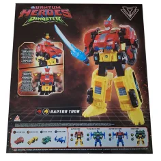 Dinoster Fusion Raptor Tron robotická figura obrázek 2