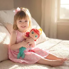 Disney Baby Ariel plyšová postava s kousátkem 33cm - Clementoni obrázek 2