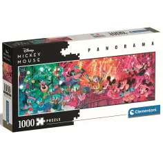 Disney klasiky – Myšák Mickey disco, panoramatické puzzle 1000 dílků – Clementoni