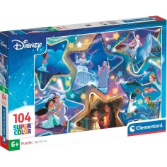 Disney Kouzelné okamžiky 104dílné Supercolor puzzle - Clementoni