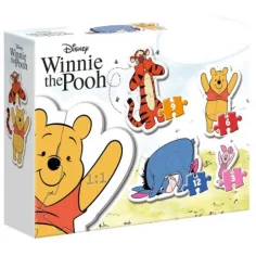 Disney: Medvídek Pú a jeho přátelé 4 v 1 formát puzzle set - Clementoni